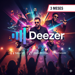 Imagen de Deezer premium X 3 MESES