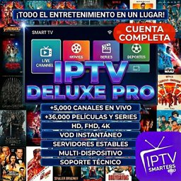 Imagen de IPTV C. COMPLETA X 1 MES 4 DISPOSITIVOS