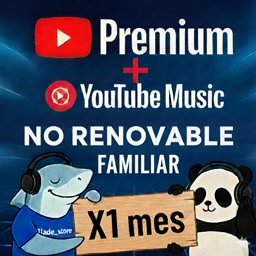 Imagen de YOUTUBE PREMIUM FAMILIAR  (NO RENOVABLE)