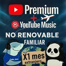 Imagen de YOUTUBE PREMIUM INDIVIDUAL EXTRANJERO (NO RENOVABLE )