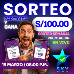 Imagen de SORTEO DE 100 SOLES - TICKETS ILIMITADOS