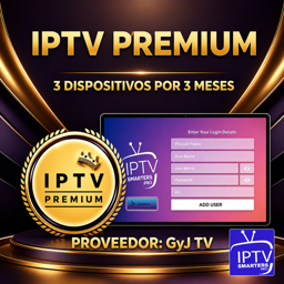 Imagen de IPTV PREMIUM 3 DISP x 3 MESES