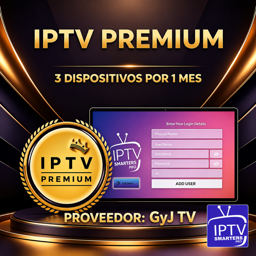 Imagen de IPTV PREMIUM x 3 DISP x 1 MES