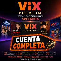 Imagen de VIX PREMIUM CUENTA COMPLETA 1 MES