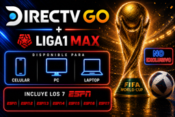 Imagen de DIRECTV GO L1MAX PARA MOVIL 📲 NO EXCLUSIVO