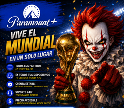 Imagen de PARAMOUNT PERFIL  X 1 MES 