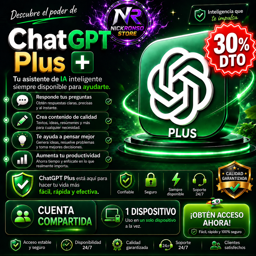 Imagen de 🌐ChatGPT PLUS 1 dispositivo/ x1 mes  