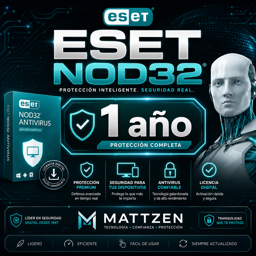 Imagen de ESET NOD32 POR 1 AÑO (ANTIVIRUS) - ACTIVACION CON VPN
