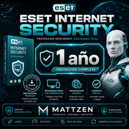 Imagen de ESET INTERNET SECURITY X 1 AÑO (ANTIVIRUS)