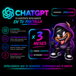 Imagen de CHAT GPT PLUS x 3 MESES COMPARTIDO
