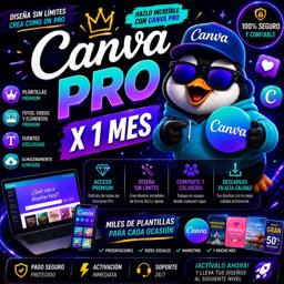 Imagen de CANVA PRO EDU X 1 MES