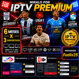 Imagen de IPTV PREMIUM 6 MESES (PROMO)